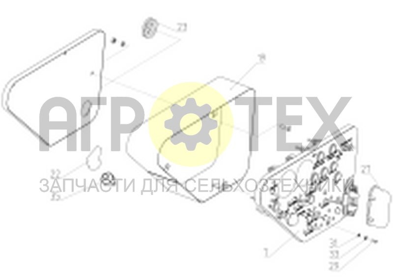 Чертеж Щиток приборов (РСМ-5.10.12.300)